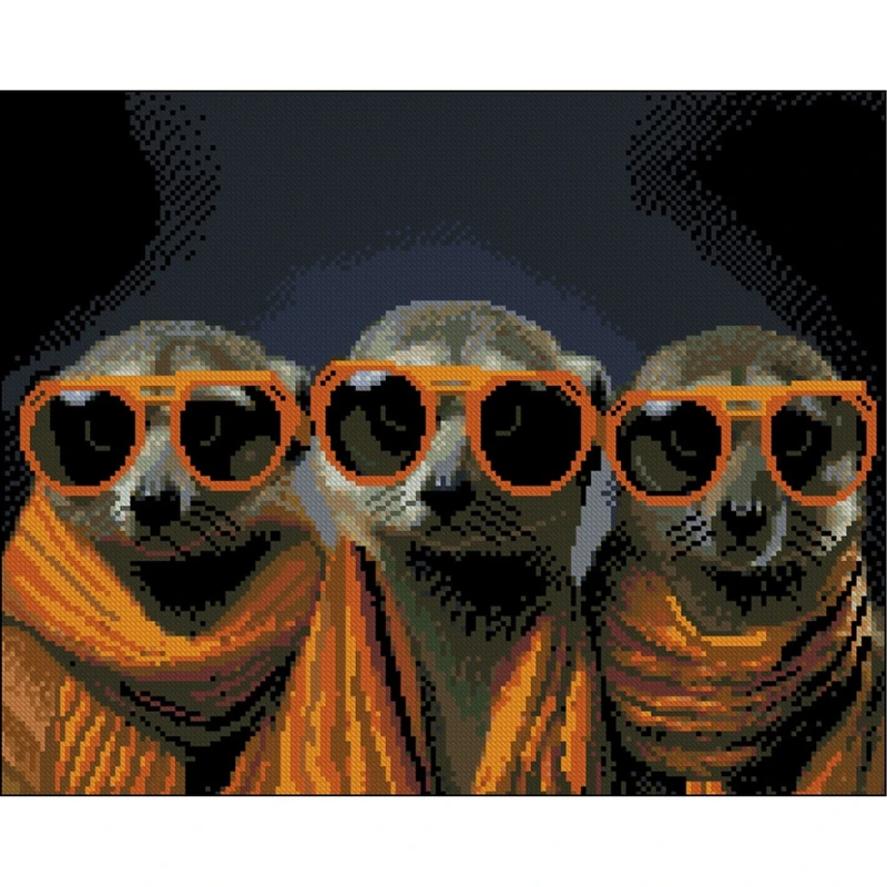 Алмазна мозаїка "Круті хлопці" ZAV4050-2 без підрамника 40х50 см