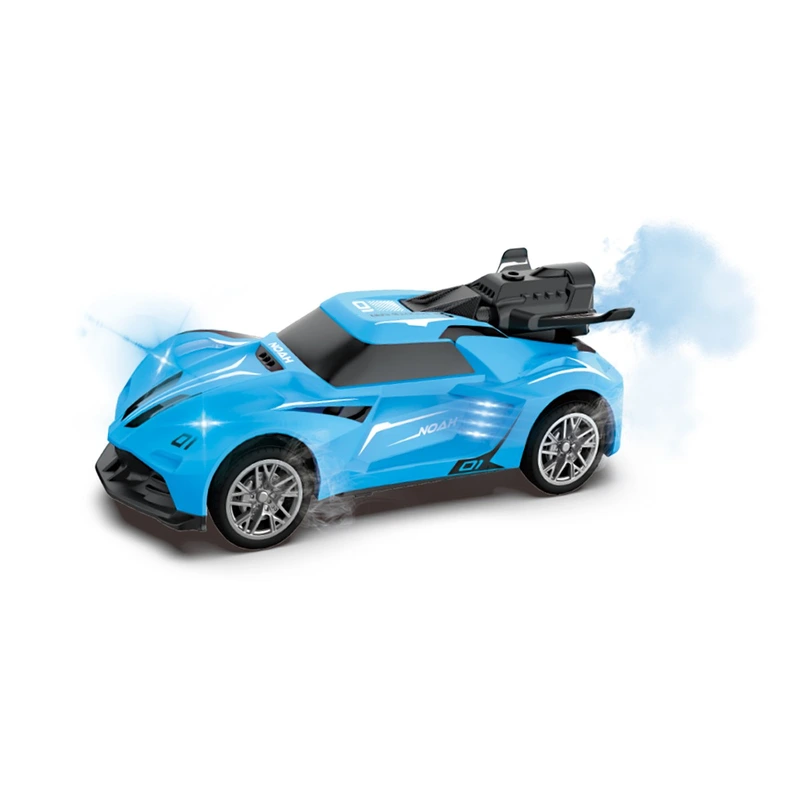 Автомобіль Spray Car на р/к – Sport (блакитний, 1:24, світло, вихлопна пара) — Sulong Toys