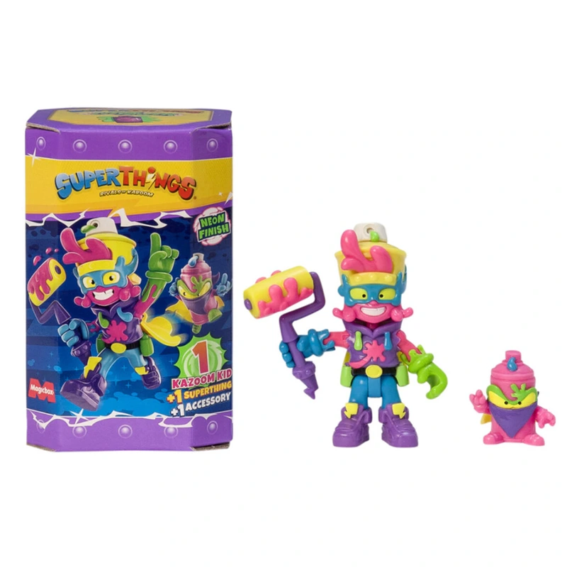 Ігровий набір Казум-кід SuperThings PST11D066IN00-4 серії "Neon Power"