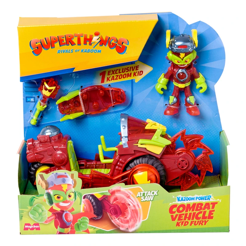 Ігровий набір SUPERTHINGS серії "Combat Vehicles" - КІД Ф'ЮРІ — SuperThings
