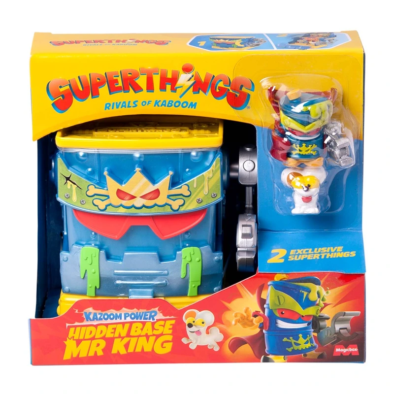 Ігровий набір SUPERTHINGS серії "Kazoom Power" - ПРИХОВАНА БАЗА МІСТЕРА КІНГА — SuperThings