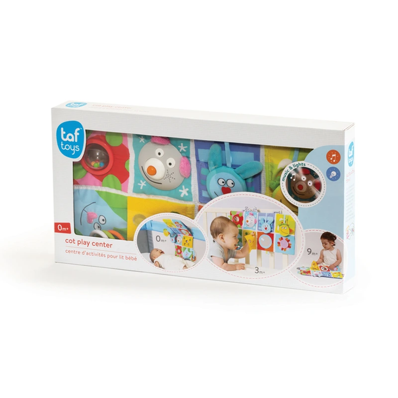 Розвиваючий центр для ліжечка - ВЕСЕЛІ ДРУЗІ (звук, світло) — Taf Toys