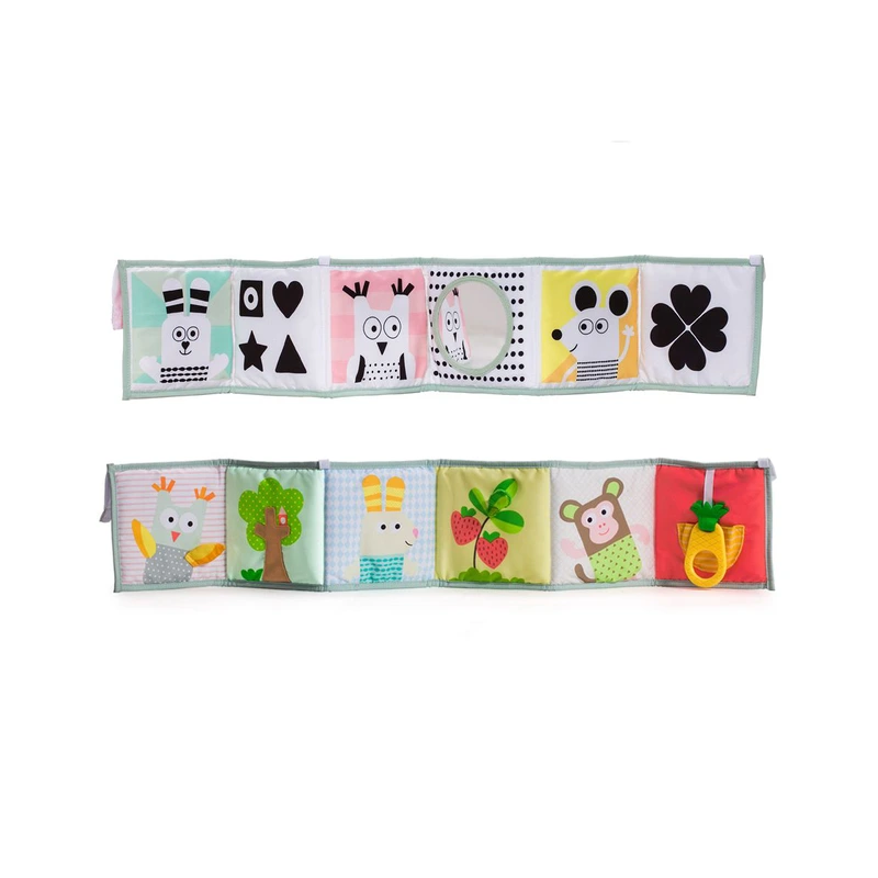 Розвиваюча книжка-розкладушка - МИШЕНЯТА-МАВПЕНЯТА — Taf Toys