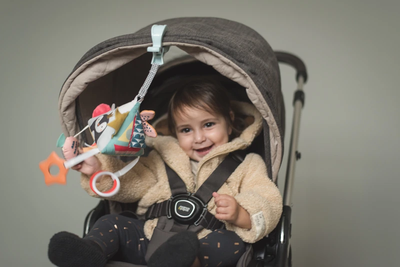 Розвиваюча іграшка-підвіска колекції "Полярне сяйво" - СНІГОВА ПІРАМІДКА — Taf Toys