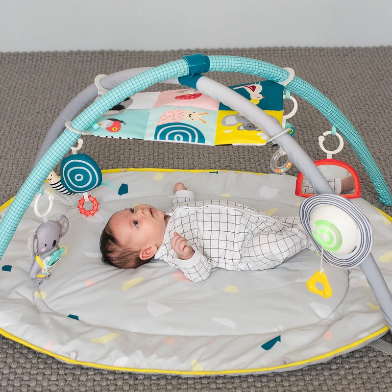 Розвиваючий музичний килимок з дугами колекції "Мрійливі коали" - CBIТ НАВКОЛО (100х80х53 cm) — Taf Toys