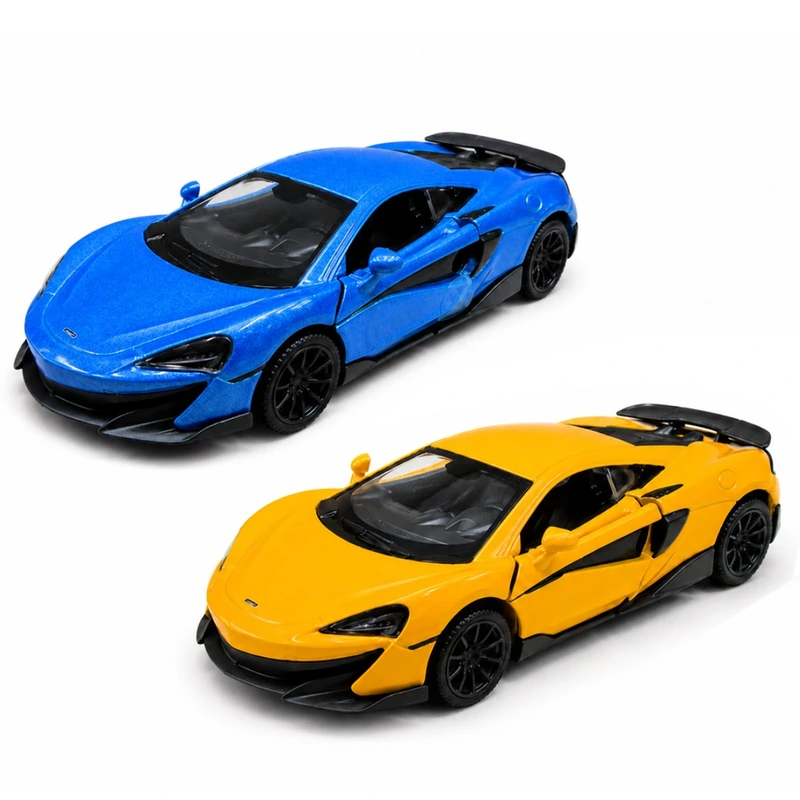 Автомодель – MCLAREN 600LT (синій, помаранчевий)