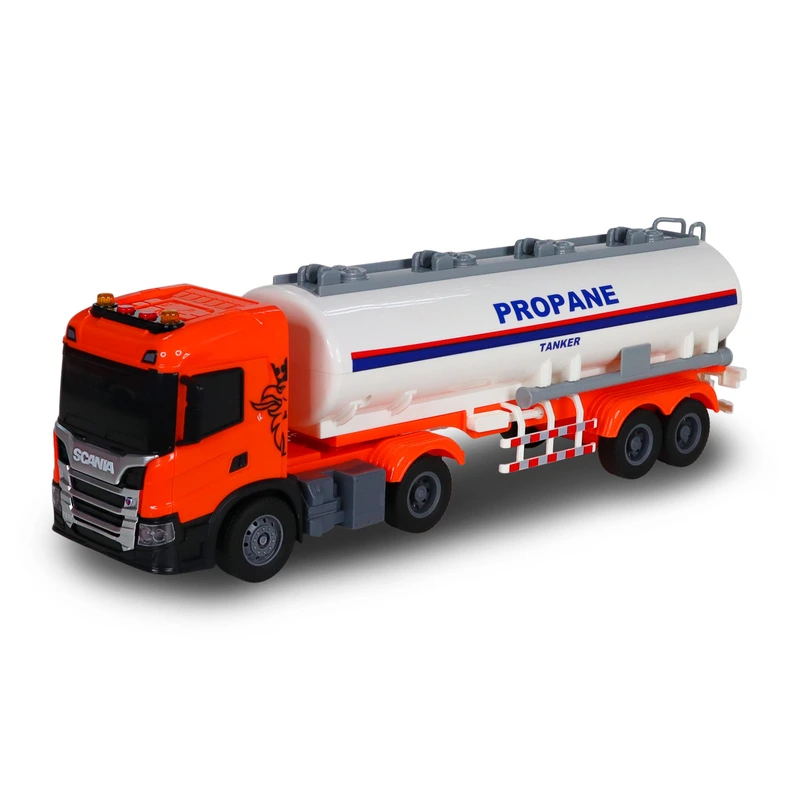 Автомодель серії "Large Truck" – АВТОЦИСТЕРНА SCANIA (світло, звук) — TechnoDrive