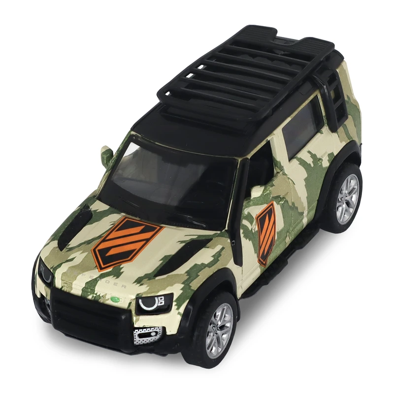 Автомодель серии "Шевроны Героев" Land Rover Defender 110 "3 ОШБр" TechnoDrive 250363M2 масштаб 1:39 — TechnoDrive