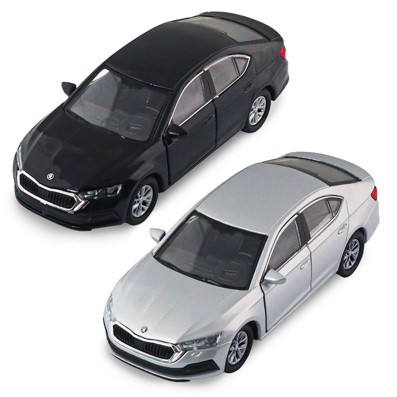 Автомодель - SKODA OCTAVIA (чорний, сріблястий) — TechnoDrive