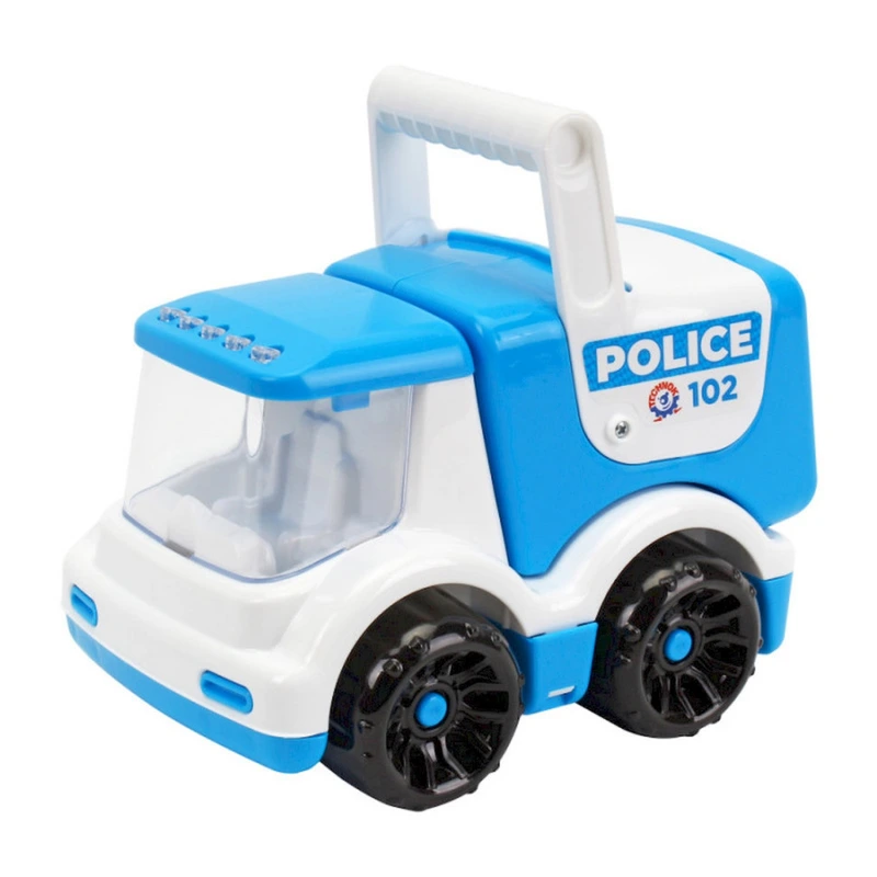 Дитяча машинка "Вантажівка Police" 2178TXK пластик, 17 см — Технок