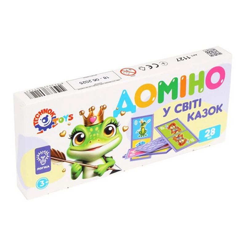 Дитяче доміно "З світу казки" 1127TXK 28 елементів — Технок