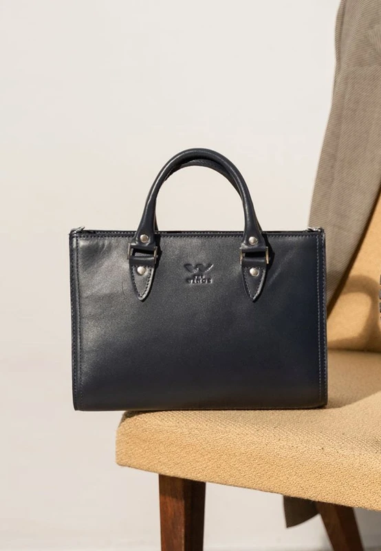 Жіноча шкіряна сумка Fancy синя