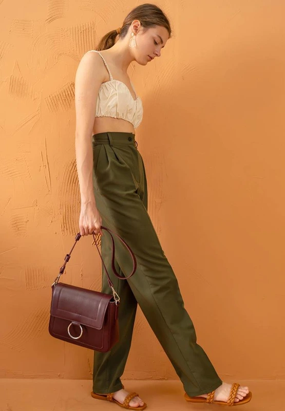 Жіноча шкіряна сумка Jessie бордова