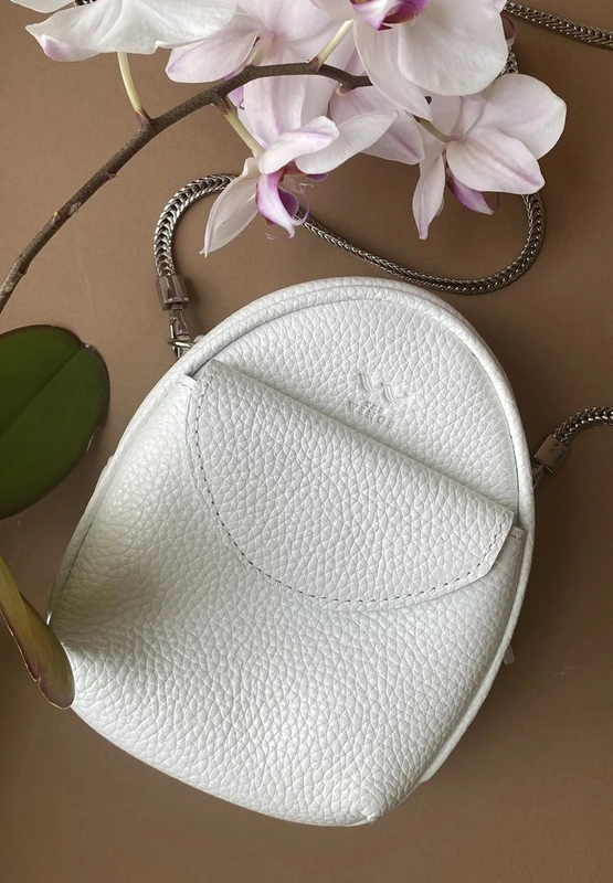 Міні-сумка Kroha біла флотар