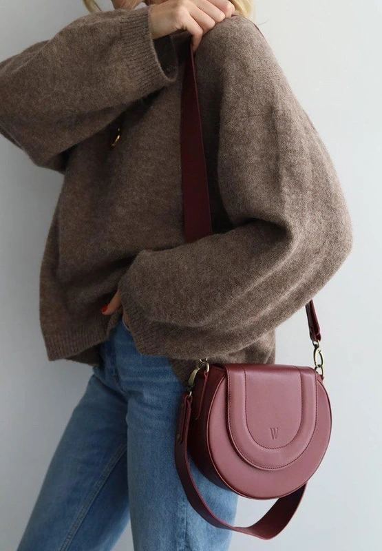 Жіноча шкіряна сумка Mandy марсала