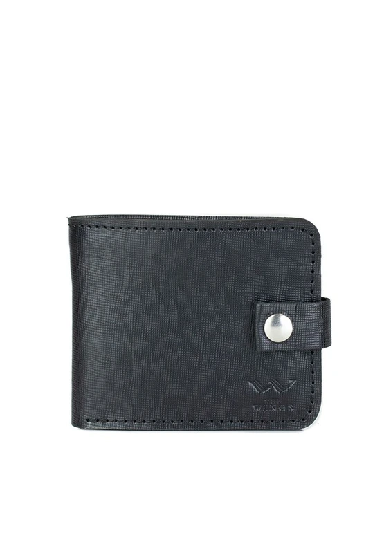 Шкіряне портмоне Mini 2.0 чорний Саф'яно