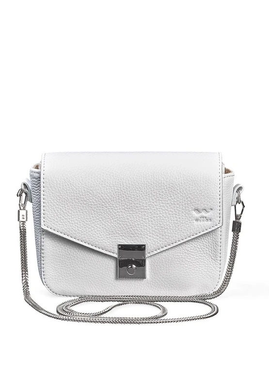 Жіноча шкіряна сумочка Yoko біла флотар
