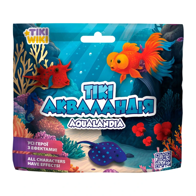 Стретч-іграшка у вигляді тварини TIKI WIKI – ТІКІ АКВАЛАНДІЯ (у диспл.)