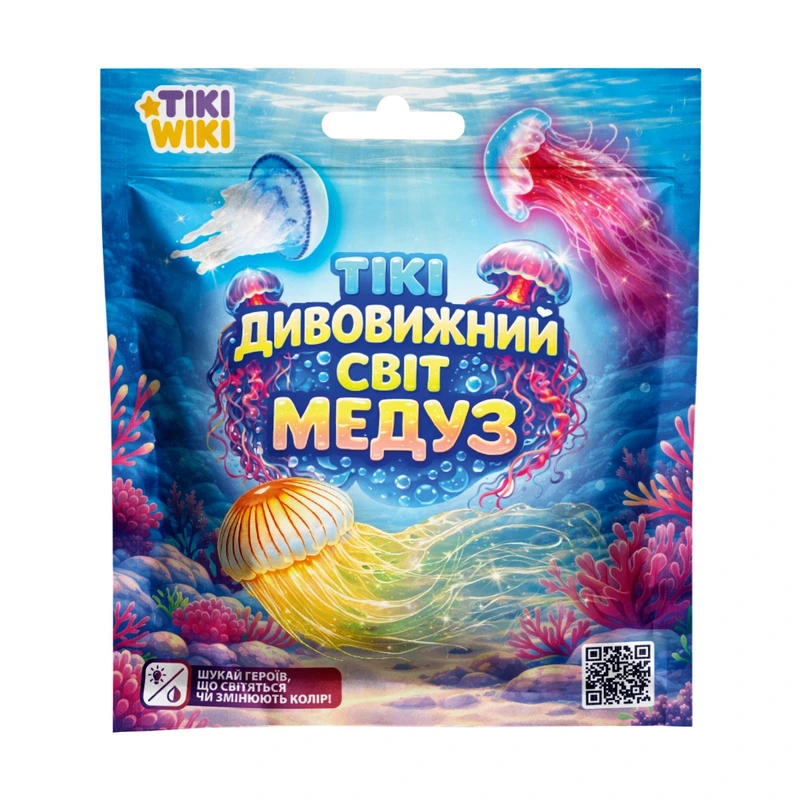 Стретч-іграшка у вигляді тварини TIKI WIKI – ТІКІ ДИВОВИЖНИЙ СВІТ МЕДУЗ (у диспл.)