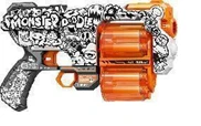 Іграшковий пістолет мех. з подвійним бараб. та м'як. набоями(12 шт.)(Монстр Дудл)(30,5х18 см)