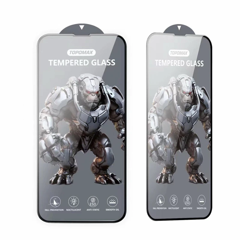 Захисне скло Topomax Box (Oleophobic) для iPhone 17 Air- чорний — Topomax