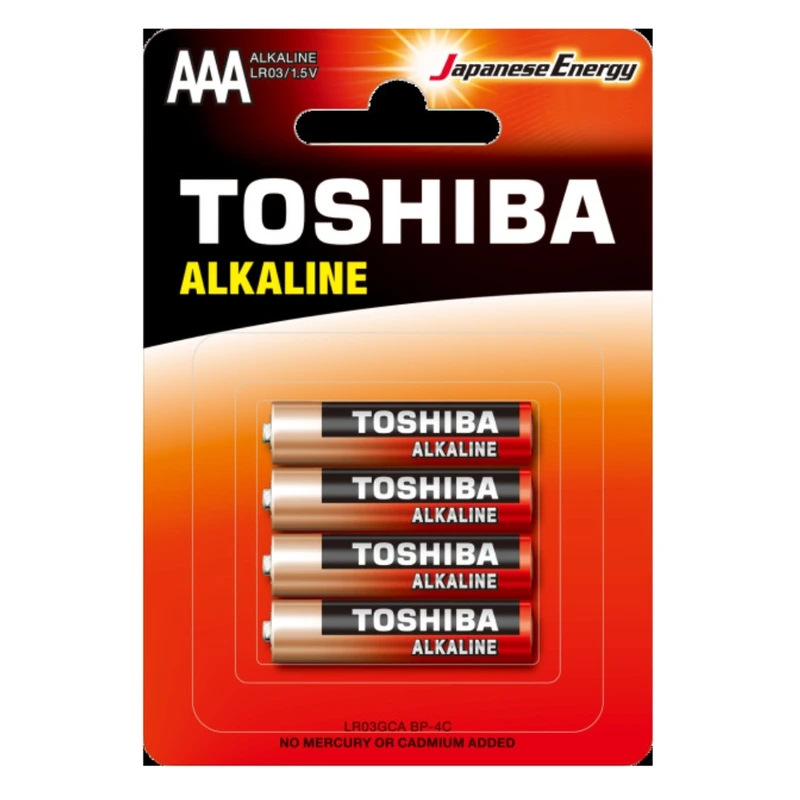Батарейка Toshiba LR3 Red Alkaline (4шт) — Toshiba