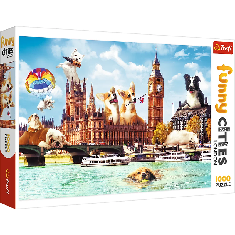Пазл Собачки у Лондоні (1000) — Trefl
