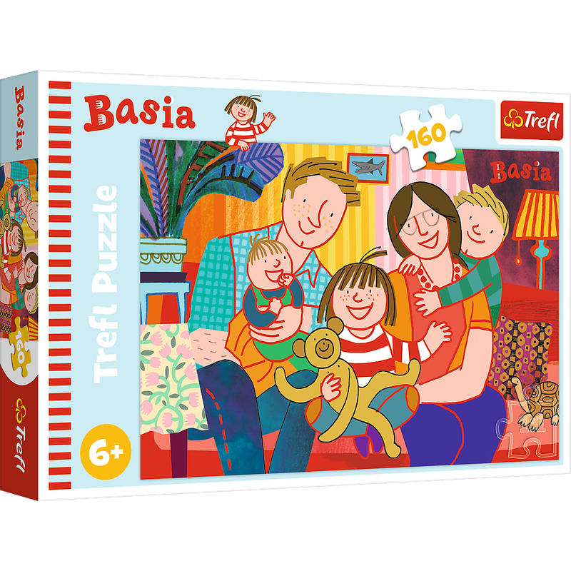 Пазли - (160 елм.) - "Зустрічайте Базю" / Сім'я Базі