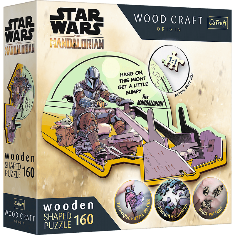 Дерев'яний пазл Мандалорець - Возз'єднання (160)