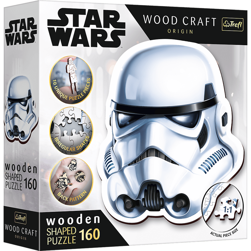 Дерев'яний пазл Зоряні війни - Шолом штурмовика (160)