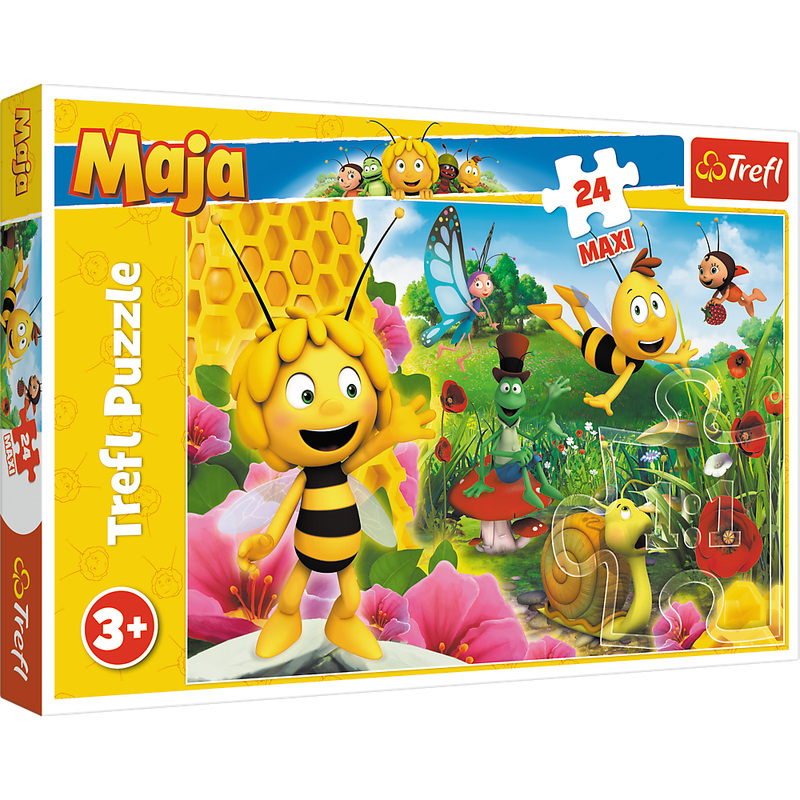Пазли - (24 елм. МАХІ) - "Бджілка Мая"