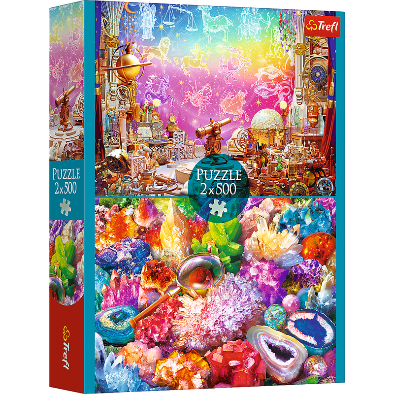 Пазли - (2х500 елм.) - "Космос і кристали"/Trefl — Trefl