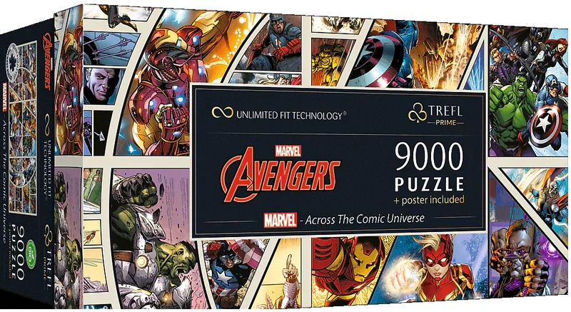 *Пазли - (9000 елм.) - Безмежна колекція: "Марвел - Месники" / Trefl