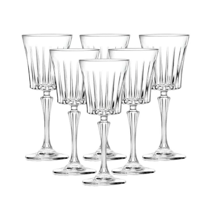 Набір келихів для вина 6 штук по 150 мл на високій ніжці HP4164 — TS Kitchen