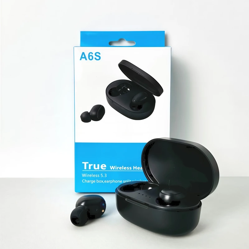 Бездротові навушники A6S series, EarBuds (Чорний) — Smart TWS