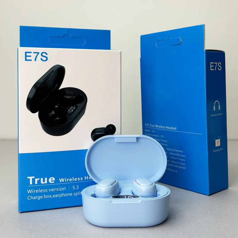 Бездротові навушники Air Dot E7s (Блакитний)