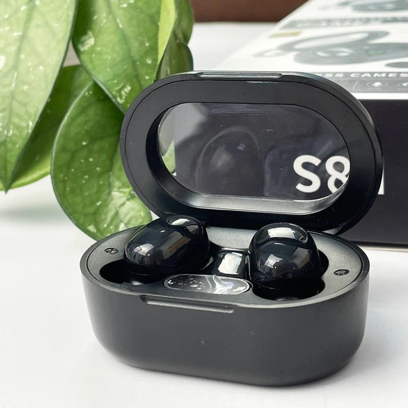 Бездротові навушники Air Dot E8s (Чорний) — Smart TWS