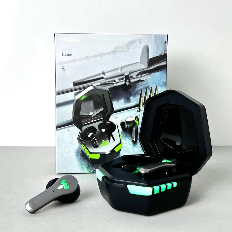 Бездротові навушники N35 series, Gaming EarBuds, Smart Case (Чорний) — Smart TWS