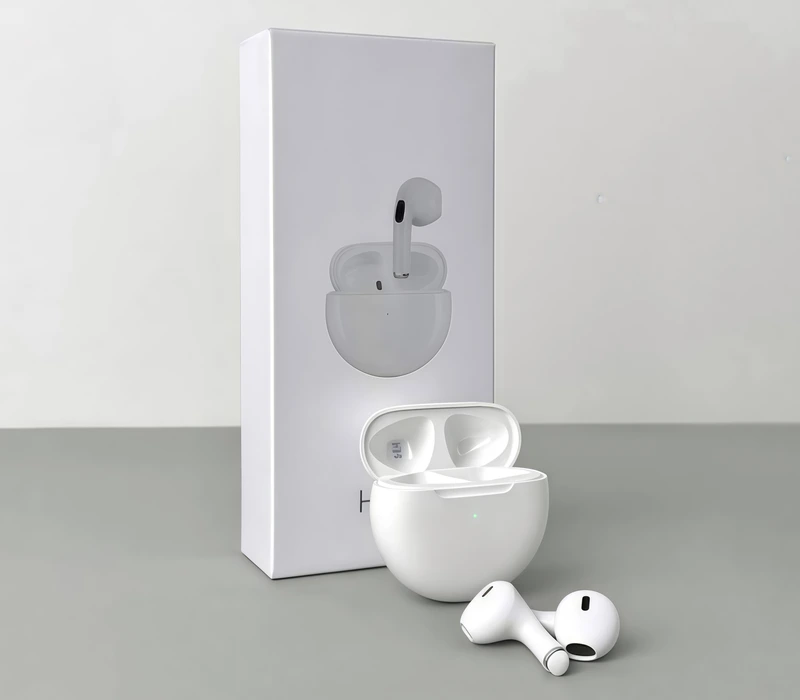 Бездротові навушники Pro 6 series, EarBuds (Білий) — Smart TWS