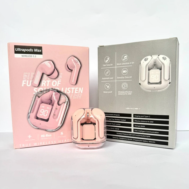 Бездротові навушники Ultra Pods Pro (Рожевий) — Smart TWS