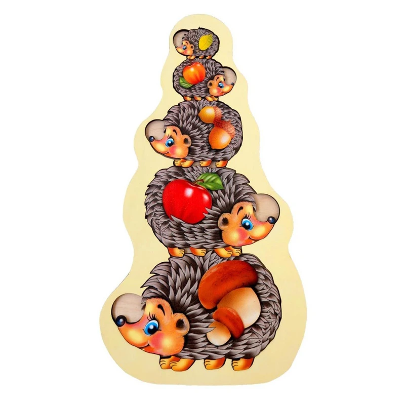 Настільна гра-сортер "Їжачки" Ubumblebees (ПСД045) PSD045 більше-менше — Ubumblebees