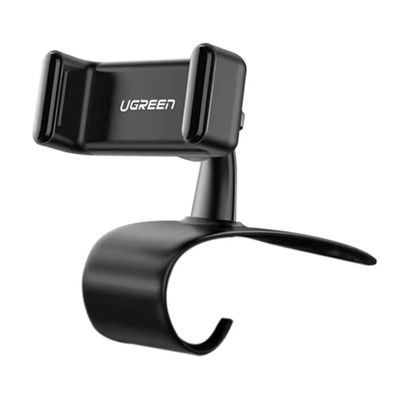 Автотримач для телефона UGREEN LP189 Dashboard Snap Clip Phone Holder Black — UGREEN