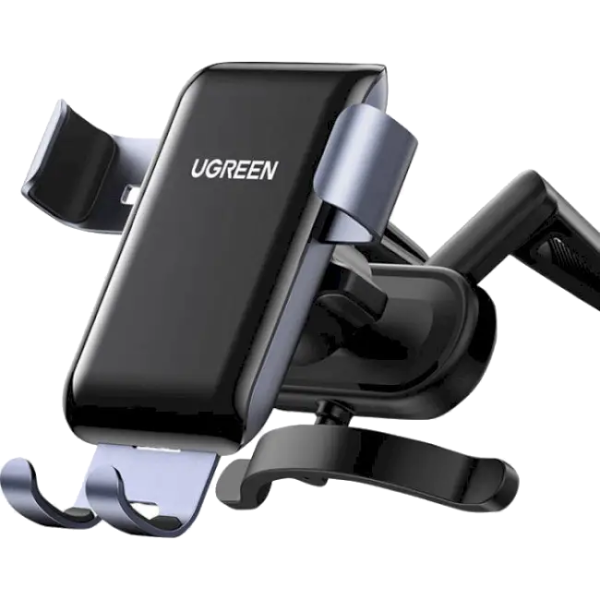 Автотримач для телефона UGREEN LP274 Gravity Phone Holder for Round Air Vent gray — UGREEN