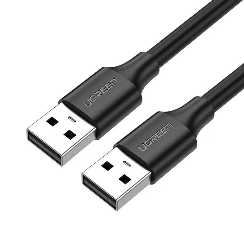 Кабель UGREEN US102 USB 2.0 A Male to A Male Cable 1m (Black)(10309) — UGREEN