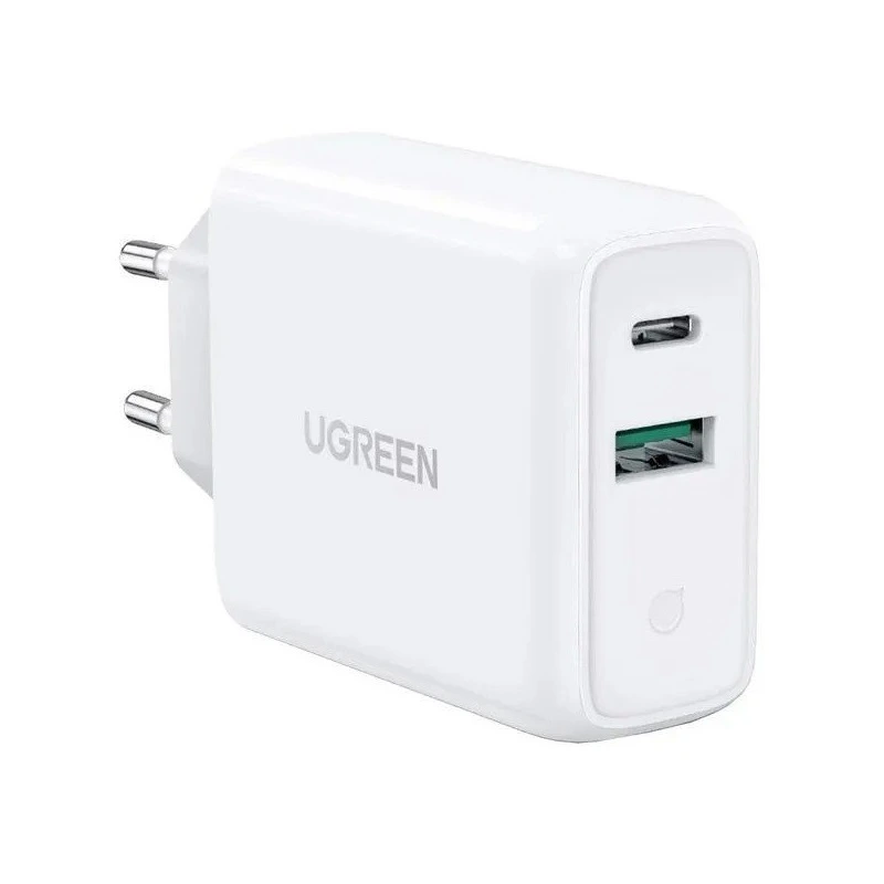 Мережевий зарядний пристрій UGREEN CD170 38W USB-C Wall Charger EU (White) (UGR-60468) — UGREEN