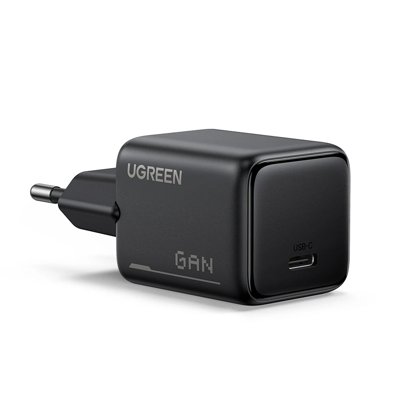 Мережевий зарядний пристрій UGREEN X517 25W USB-C GaN Fast Charger Black