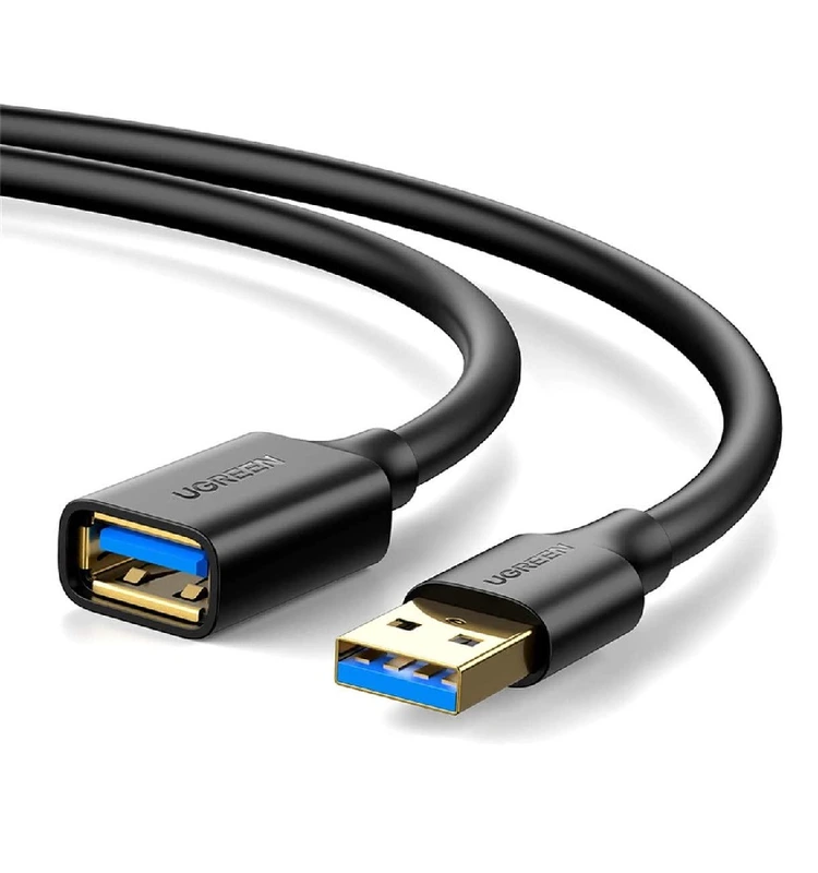 Подовжувач UGREEN US129 USB 3.0 Extension Male Cable 2m (Black) (UGR-10373) — UGREEN