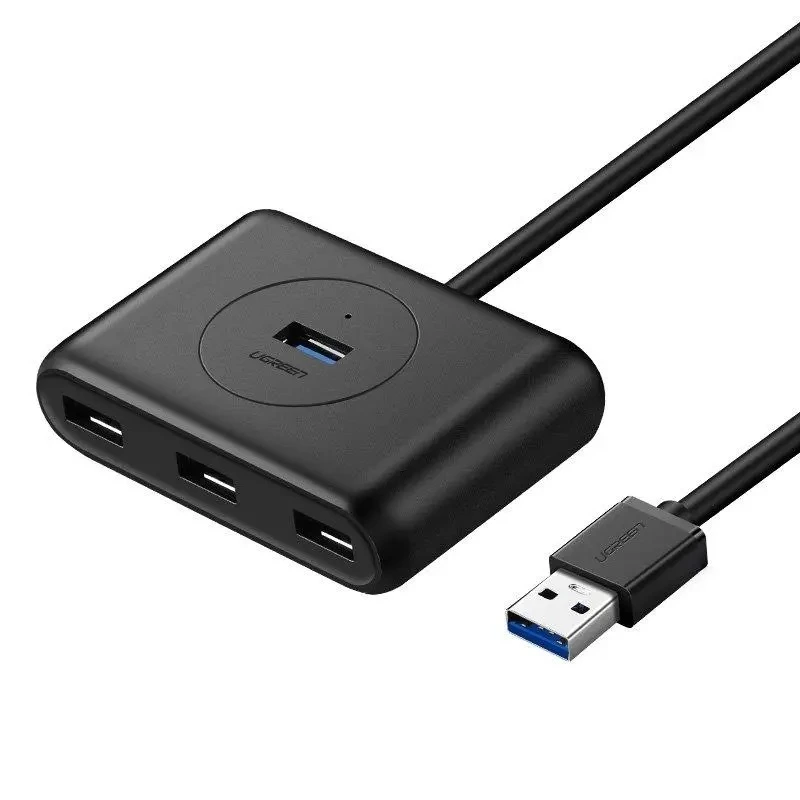 USB-хаб UGREEN USB 3.0 Hub  0.5m (Black) — UGREEN