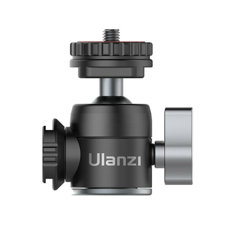 Кульова голова з холодним черевиком Ulanzi U60 Dual Cold Shoe Ballhead (UV-2046)