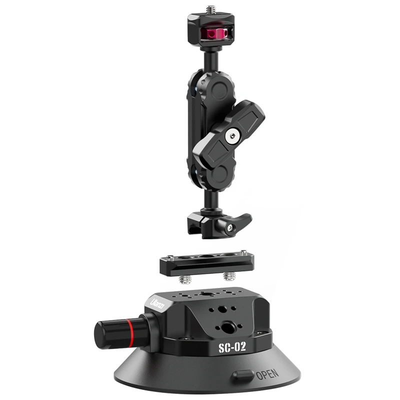 Присоска з швидкозмінним кріпленням Ulanzi SC-02 Extended Vacuum Suction Cup 4.5 inches